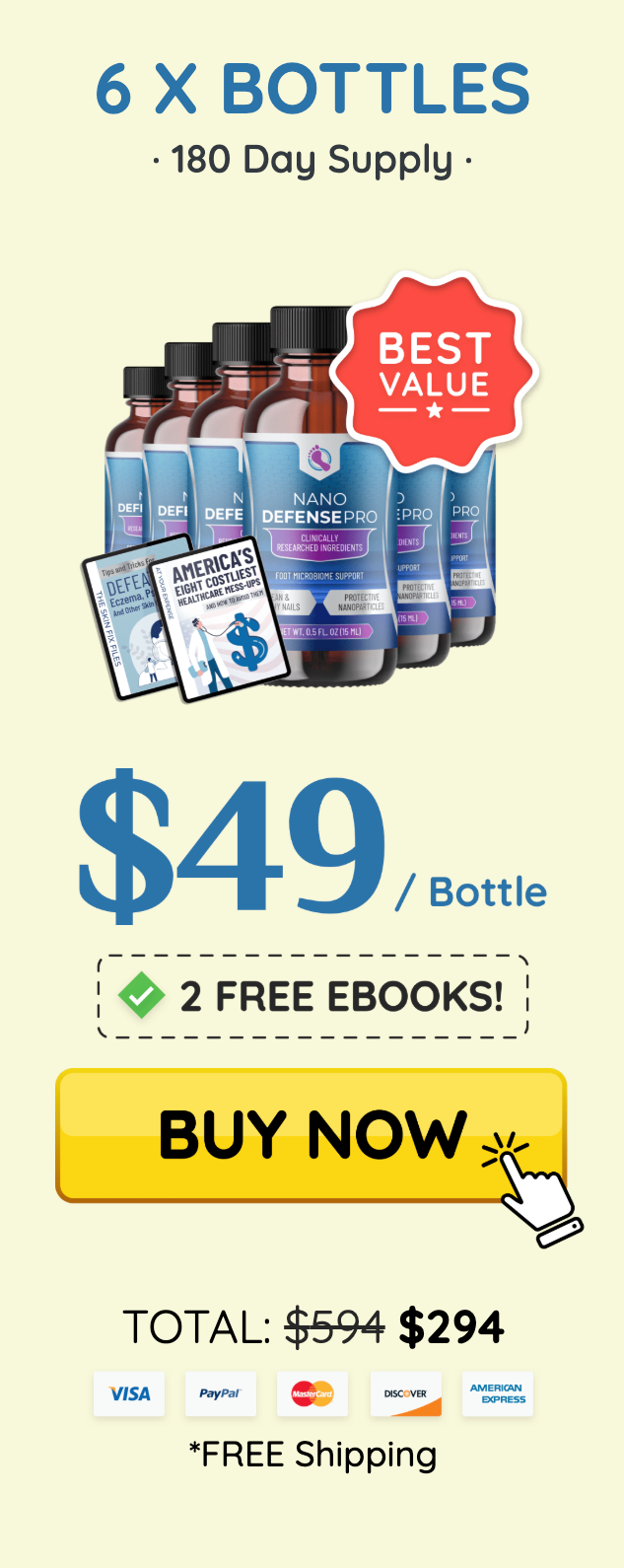 Nano Defense Pro Buy 6 Bottles